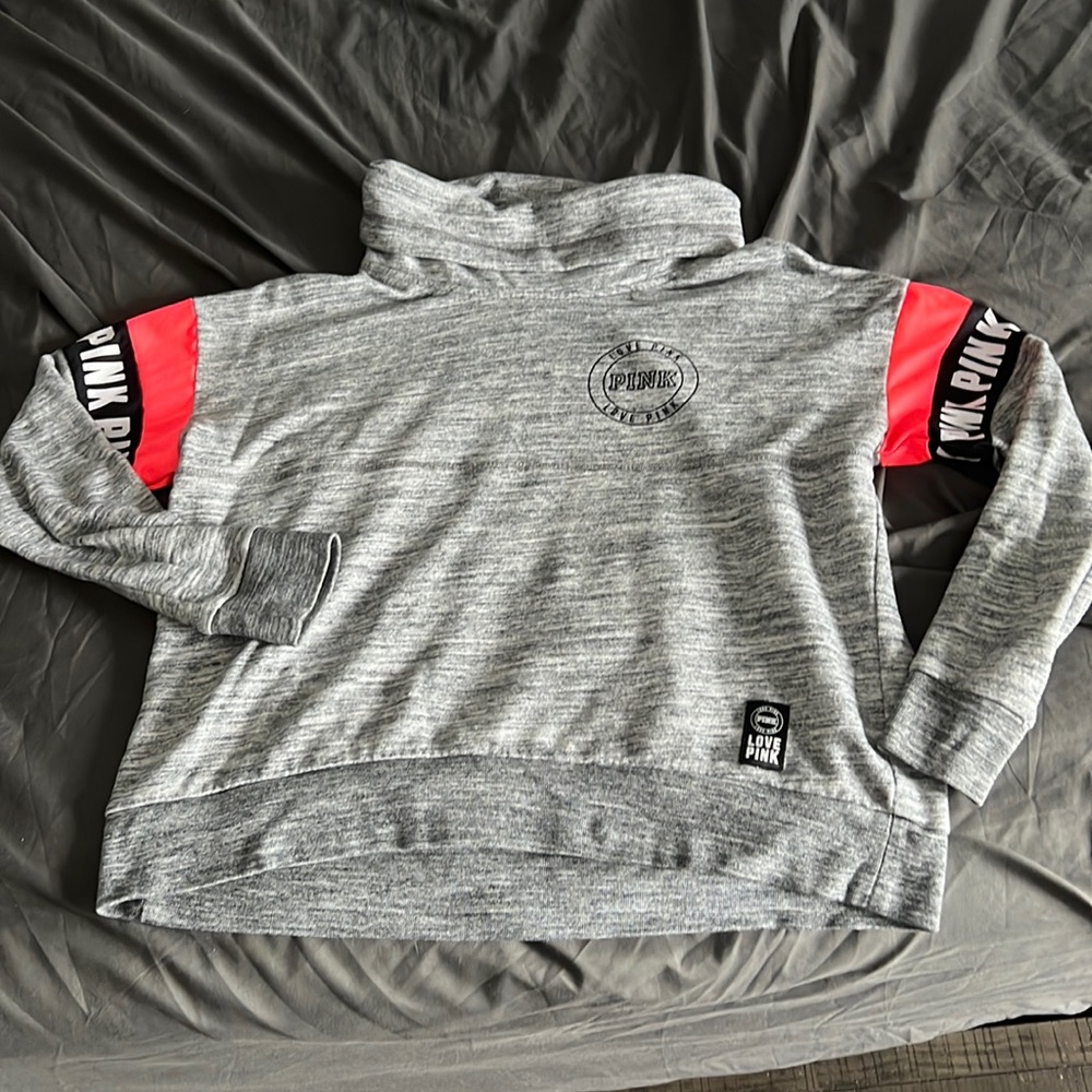 Pink brand cowl neck long sleeve